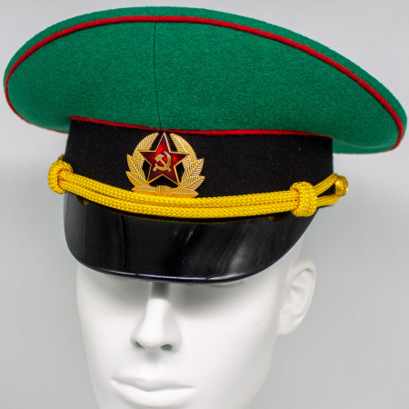 Фуражка Пограничной Службы (ФПС старого образца, 70-80 годов) (Шелковая плетеная, 60)