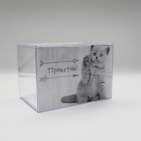 Чек-бокс для вкладышей, Коробка для чеков, 180х120х120 мм.