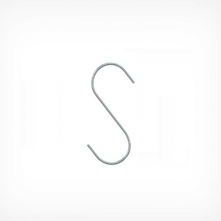 Металлический крючок S-образный для подвешивания (35, 12)